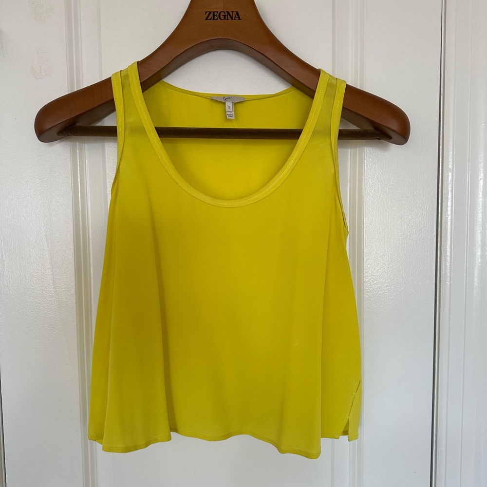 Joie - 100% Silk top - yellow small women’s